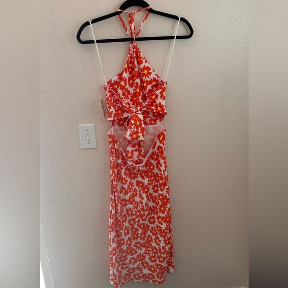 Altard State new with tags orange floral dress - Picture 2 of 3